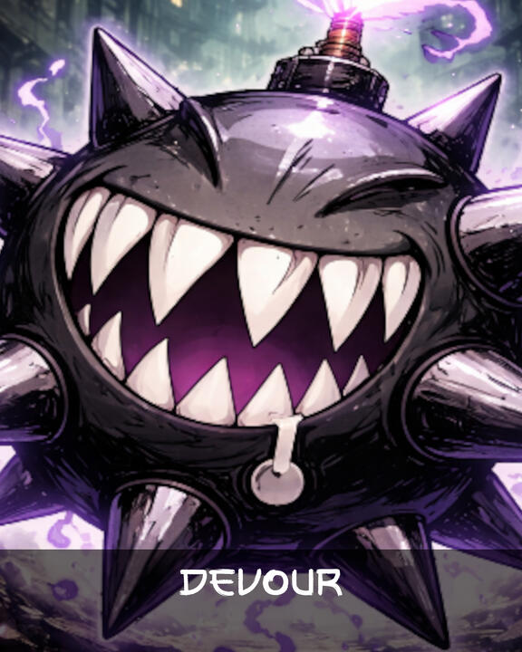 Combo Archetype devoted to hunger and fuelled by sacrifice, it grows stronger by consuming its own resources to feed powerful cards and effects.
